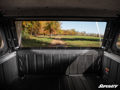 Photo of SuperATV Polaris Xpedition ADV Rear Flip Windshield by SuperATV - Premium Windshields for UTVs / Side by Sides