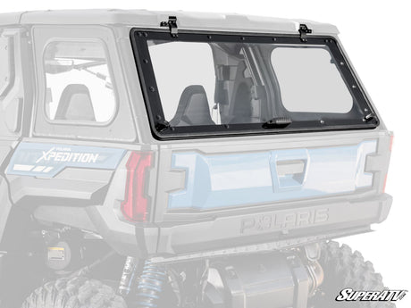 Photo of SuperATV Polaris Xpedition ADV Rear Flip Windshield by SuperATV - Premium Windshields for UTVs / Side by Sides