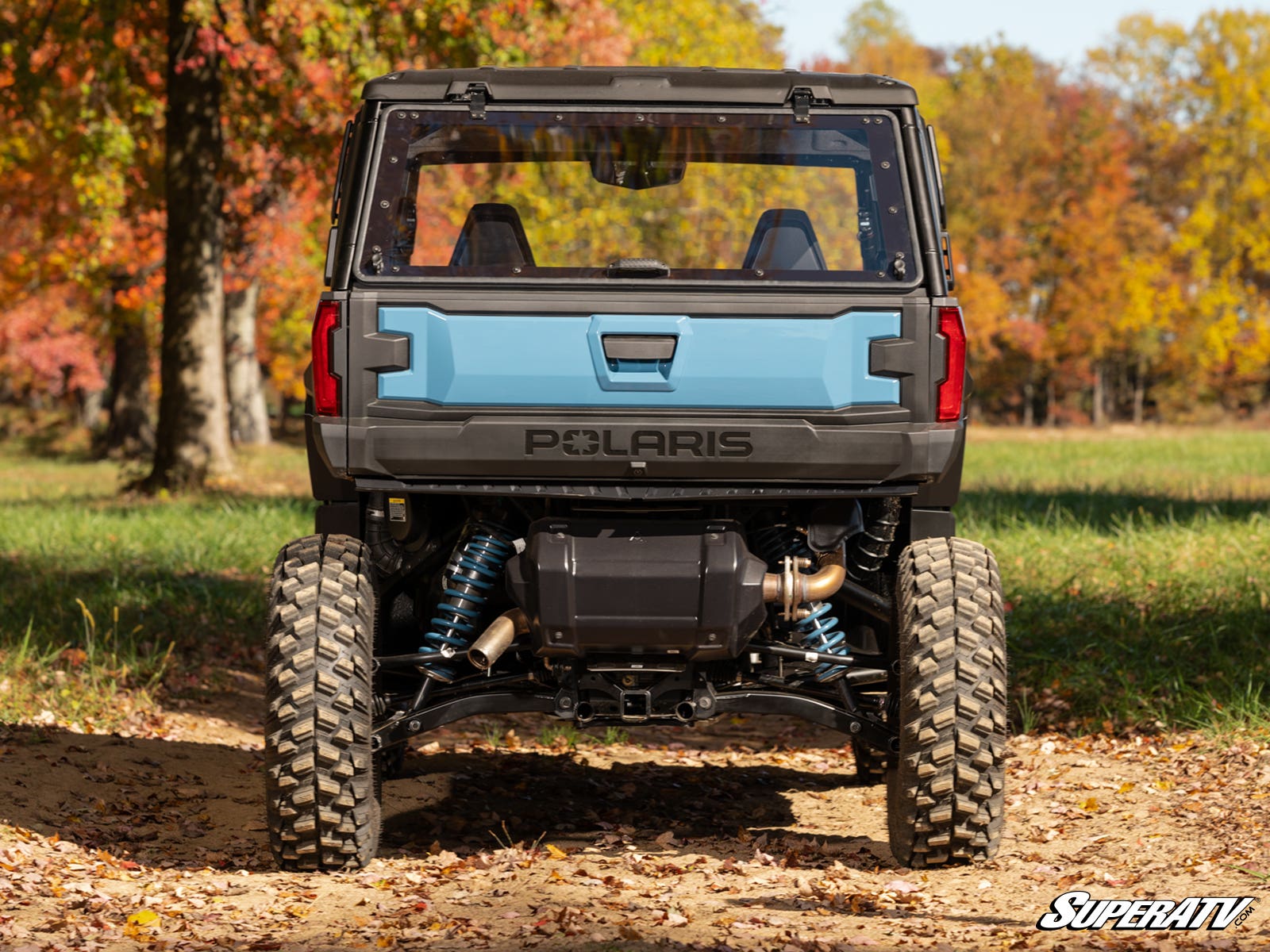 Photo of SuperATV Polaris Xpedition ADV Rear Flip Windshield by SuperATV - Premium Windshields for UTVs / Side by Sides