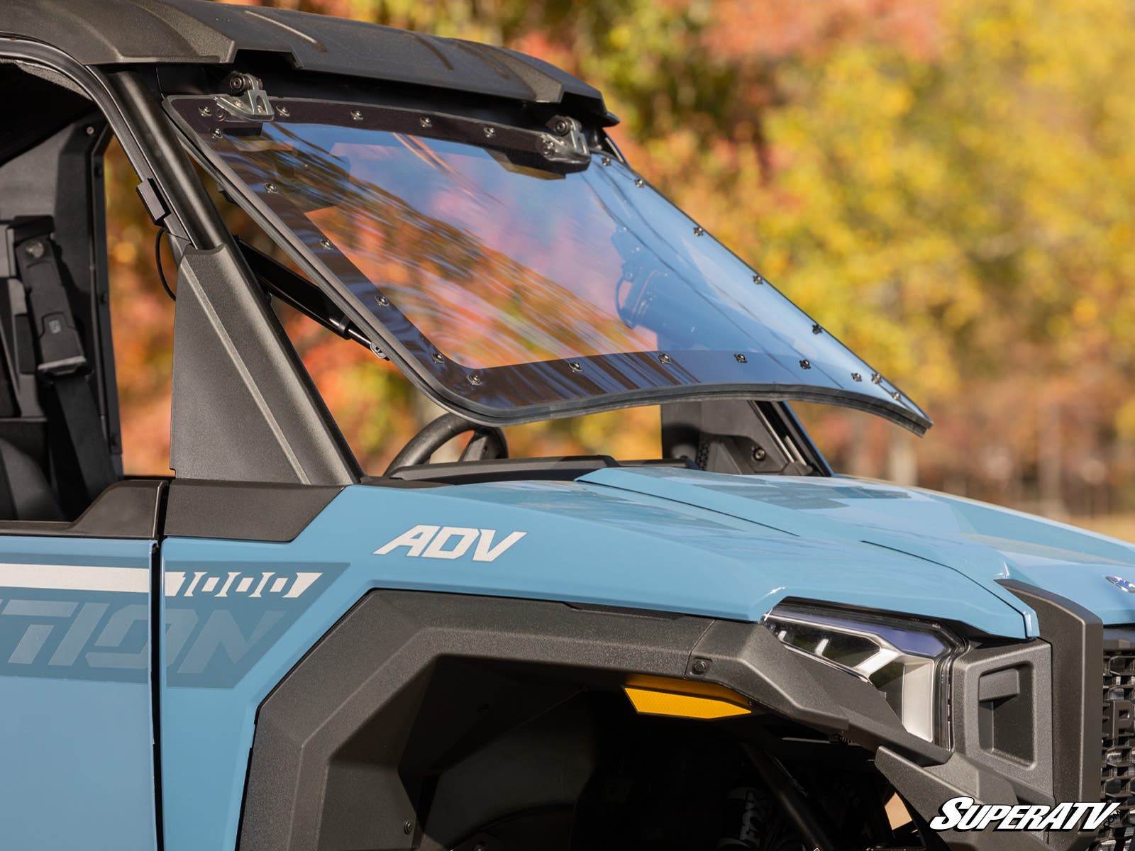 Photo of SuperATV Polaris Xpedition MaxDrive Power Flip Windshield by SuperATV - Premium Windshields for UTVs / Side by Sides