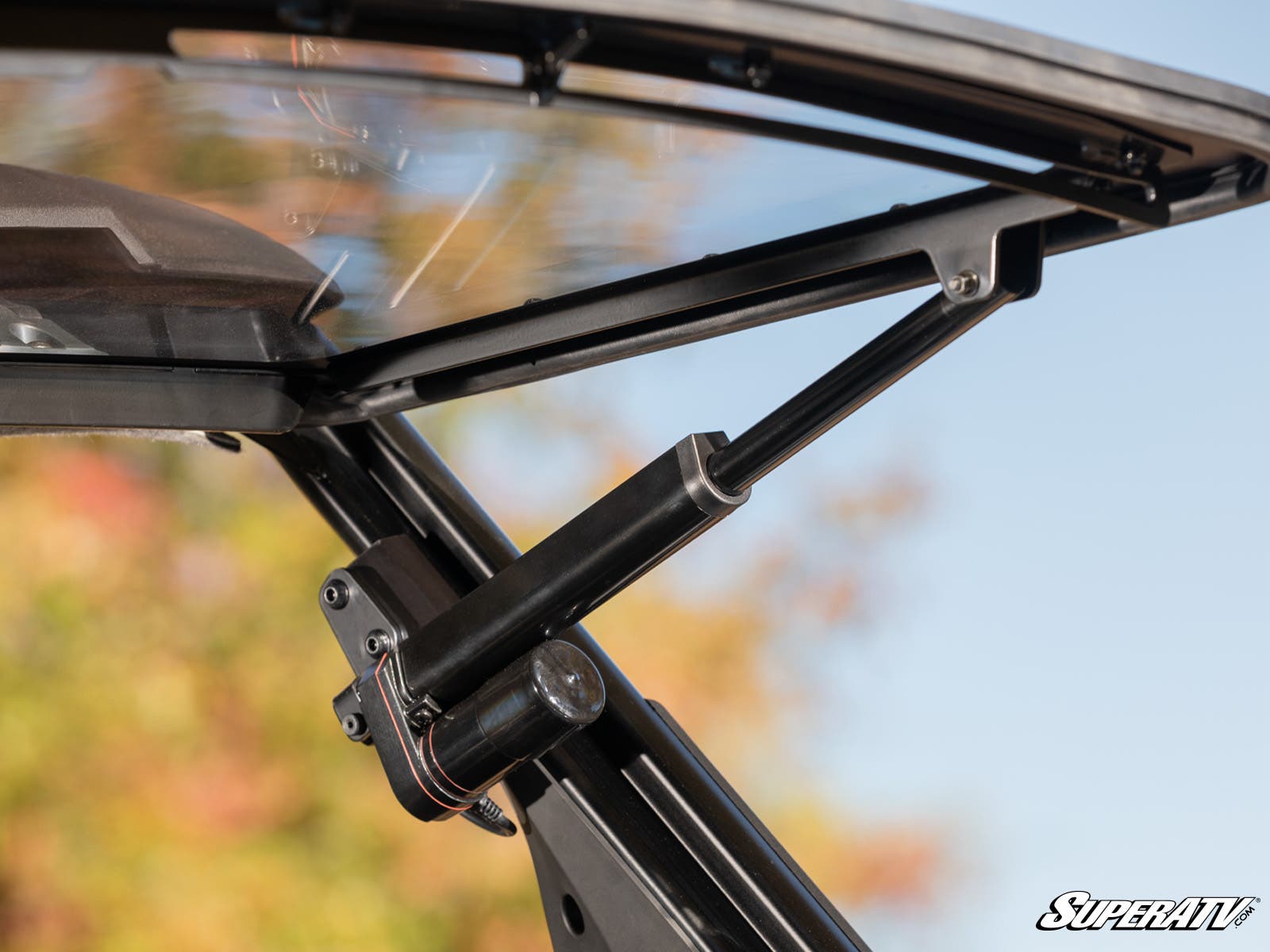 Photo of SuperATV Polaris Xpedition MaxDrive Power Flip Windshield by SuperATV - Premium Windshields for UTVs / Side by Sides