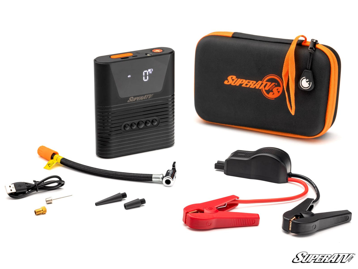 Photo of SuperATV Jump Starter with Air Compressor by SuperATV - Premium Batteries & Battery Accessories for UTVs / Side by Sides