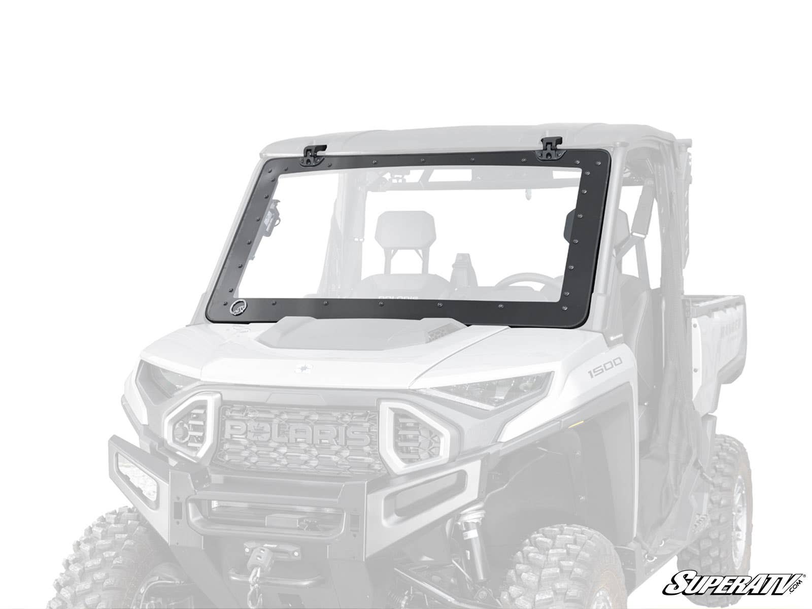 Photo of SuperATV Polaris Ranger XD 1500 MaxDrive Power Flip Windshield by SuperATV - Premium Windshields for UTVs / Side by Sides