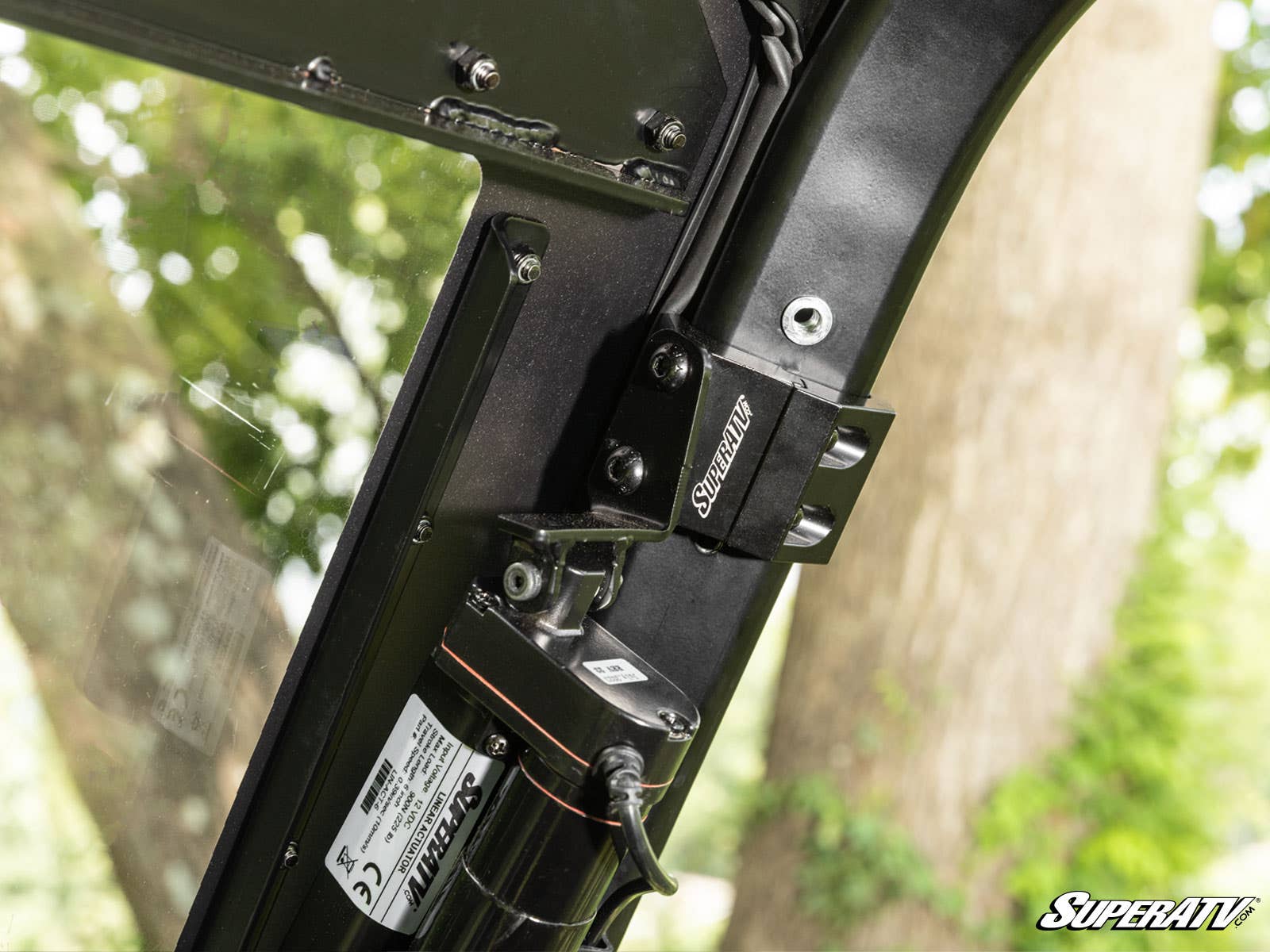 Photo of SuperATV Polaris Ranger XD 1500 MaxDrive Power Flip Windshield by SuperATV - Premium Windshields for UTVs / Side by Sides