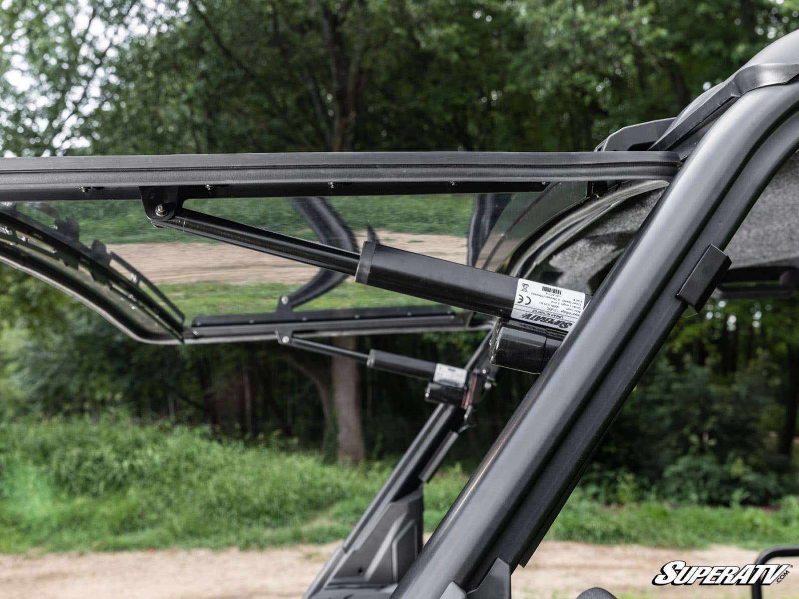 Photo of SuperATV Polaris Ranger XD 1500 MaxDrive Power Flip Windshield by SuperATV - Premium Windshields for UTVs / Side by Sides