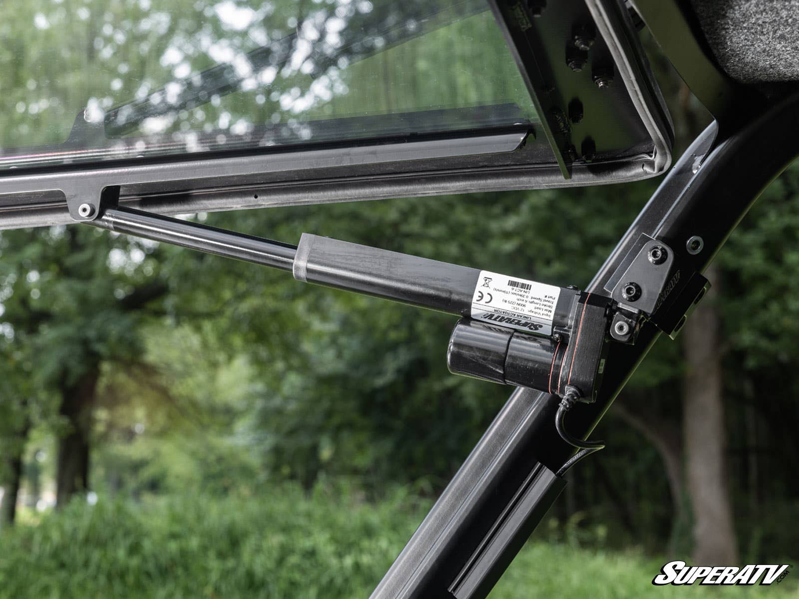 Photo of SuperATV Polaris Ranger XD 1500 MaxDrive Power Flip Windshield by SuperATV - Premium Windshields for UTVs / Side by Sides