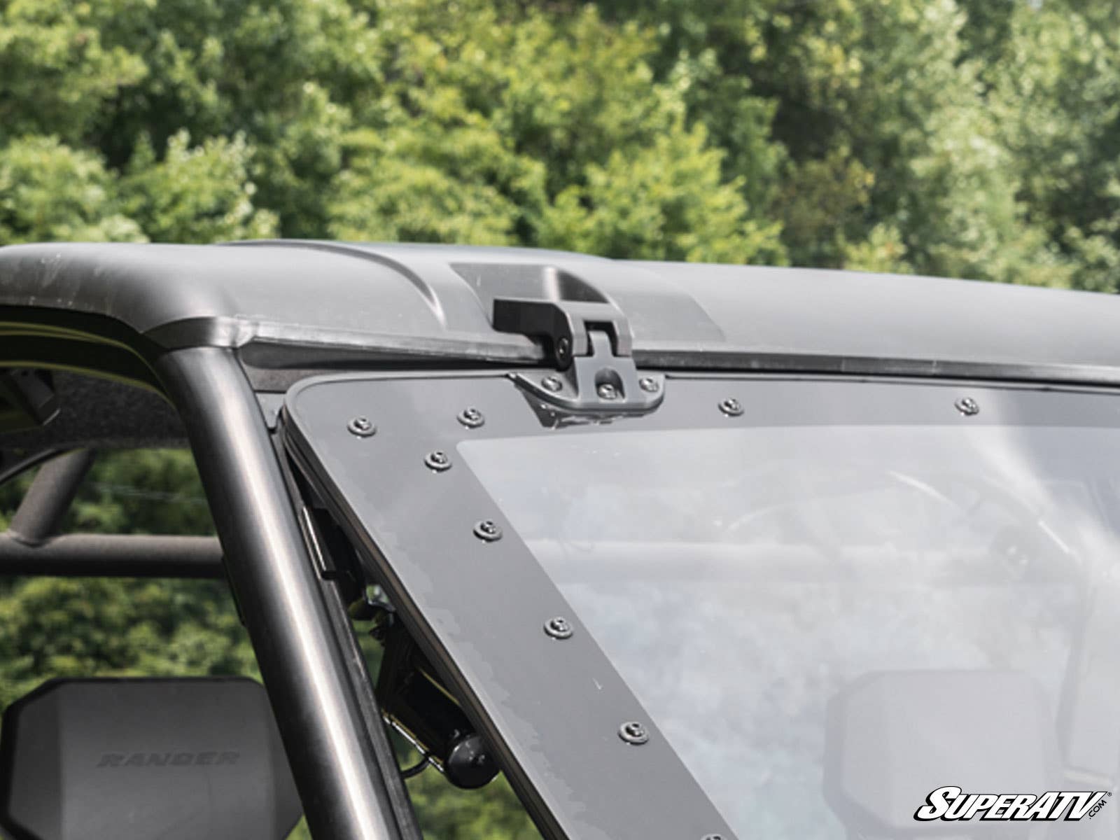 Photo of SuperATV Polaris Ranger XD 1500 MaxDrive Power Flip Windshield by SuperATV - Premium Windshields for UTVs / Side by Sides