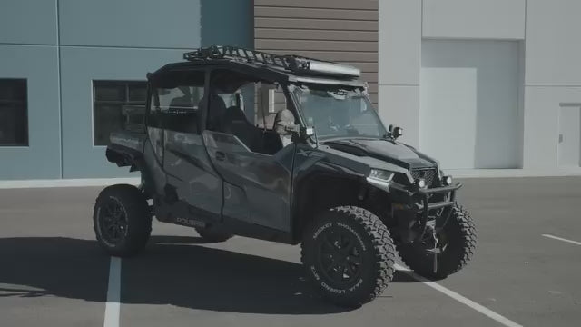 Polaris General 1000 4-Door Hard Cab Enclosure | Hinged Crystal-Clear Doors