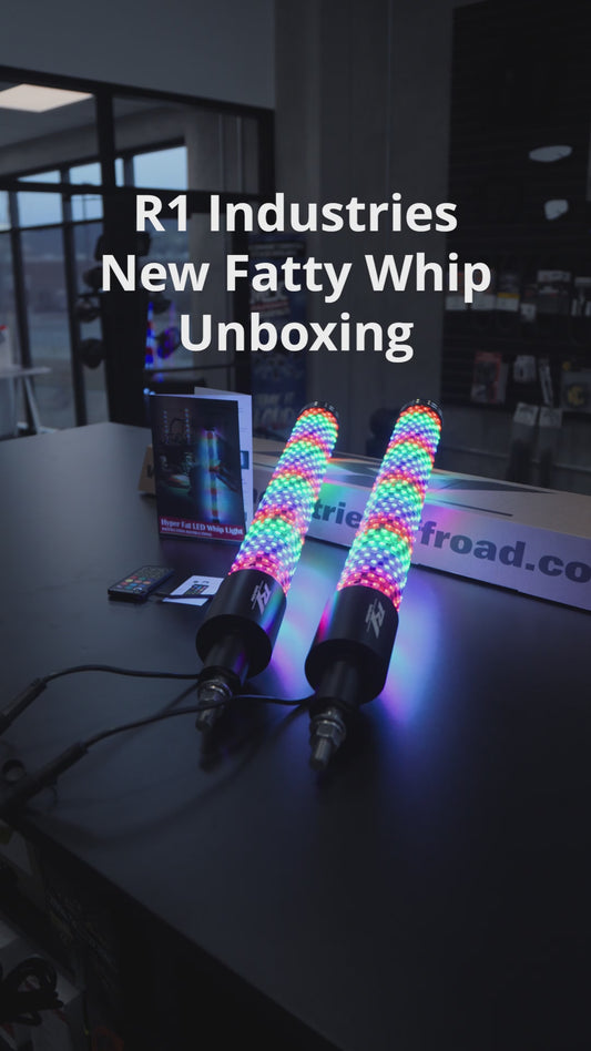 Pro Series LED Light Whips – World's Best Lifetime Warranty | 2ft Fatty, 3ft & 4ft | Pair