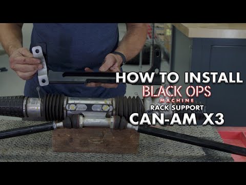 Black Ops Machine Can-Am Maverick X3 Steering Rack Support