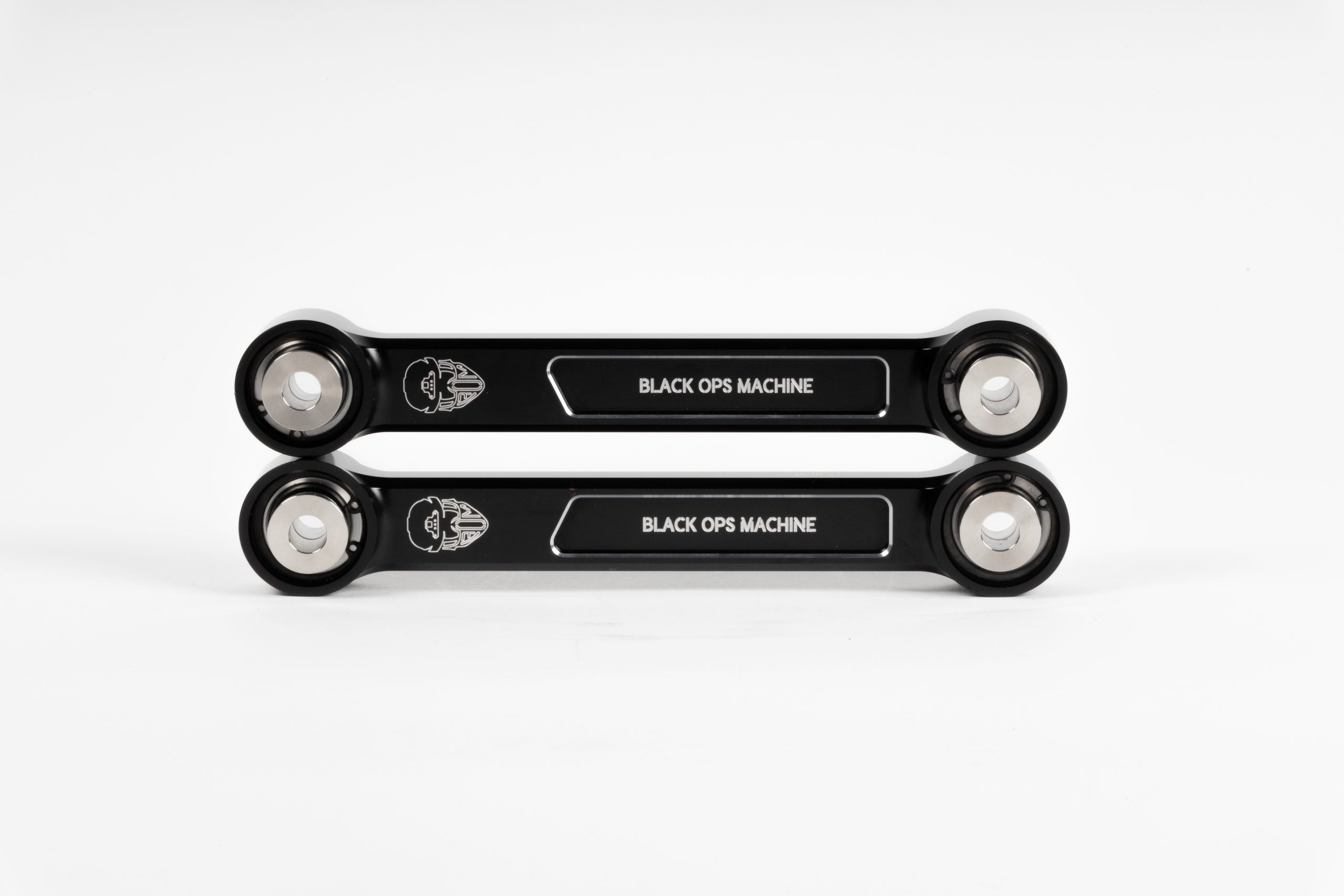 Pro R / Turbo R Front Sway Bar End Links - 6061 Aluminum + Stainless Uniballs