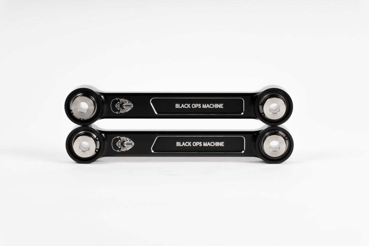 Polaris Turbo R Rear Sway Bar End Links - 6061 Aluminum + Stainless Uniballs (Sold as a Pair)