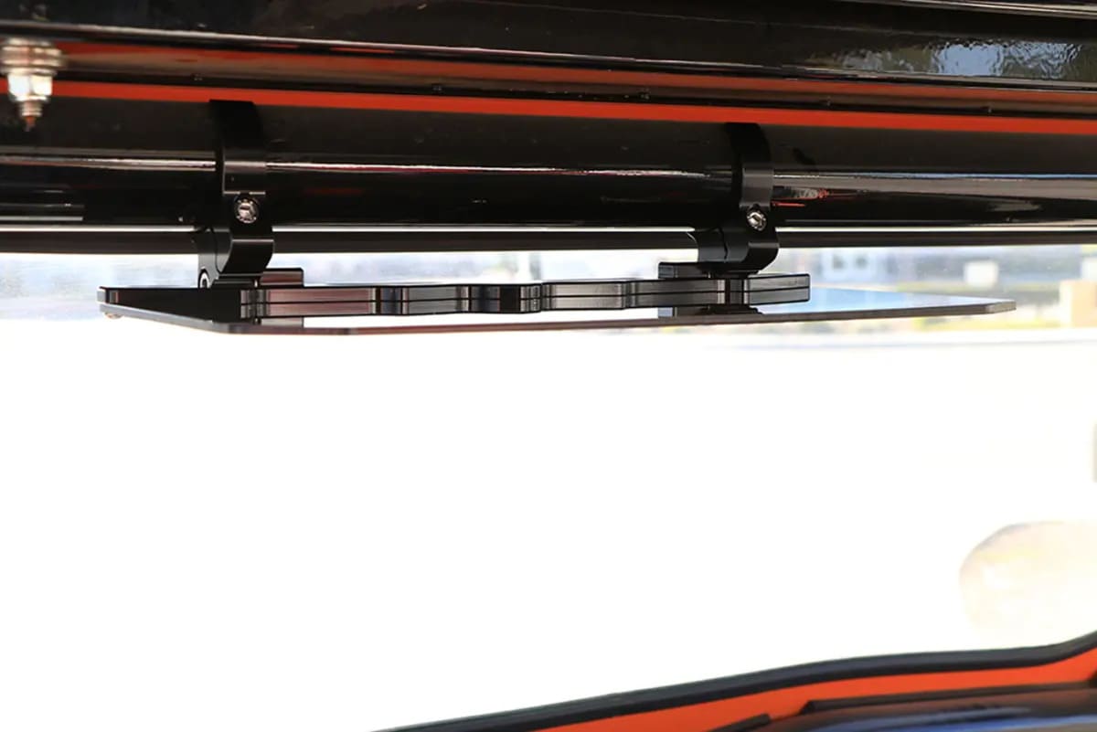 Photo of Pro Armor 12" Tinted Aluminum Visor - 1.75" Clamp by Pro Armor - Premium Mirrors for UTVs / Side by Sides