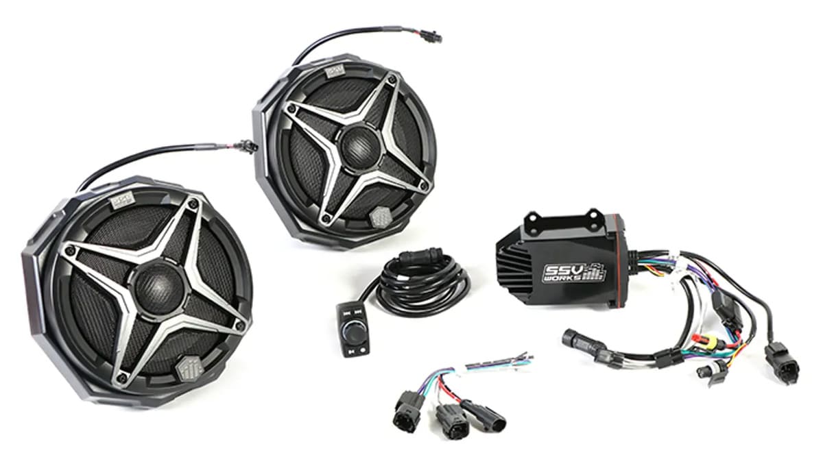 Photo of Pro Armor 2-Speaker SXS Cage Audio Kit with 1.75" Clamps by Pro Armor - Premium Audio for UTVs / Side by Sides