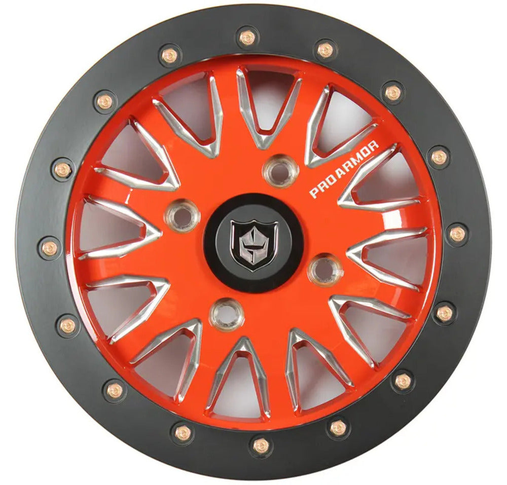 Photo of Pro Armor 4x137 Halo Milled Wheel - 15 x 7 by Pro Armor - Premium Wheels for UTVs / Side by Sides