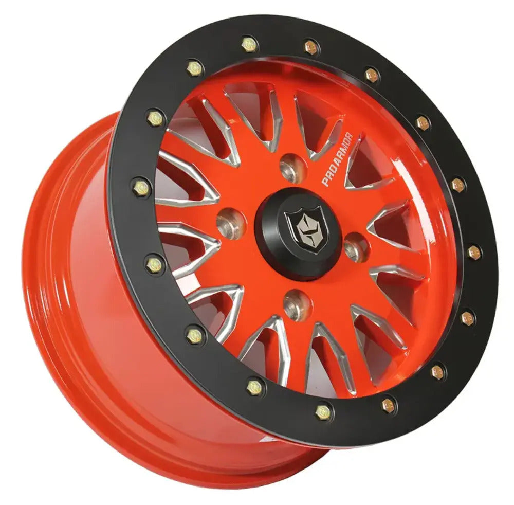 Photo of Pro Armor 4x137 Halo Milled Wheel - 15 x 7 by Pro Armor - Premium Wheels for UTVs / Side by Sides