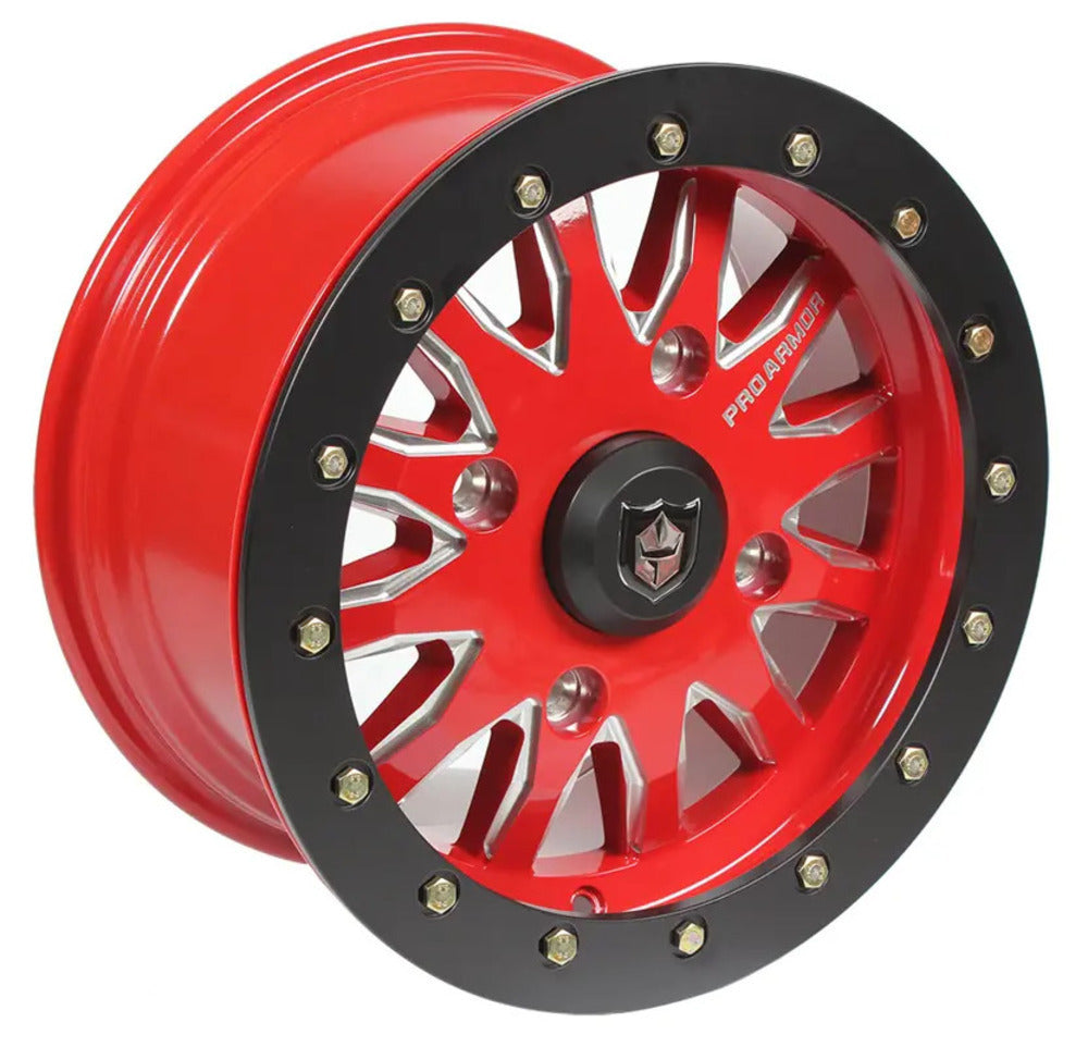 Photo of Pro Armor 4x137 Halo Milled Wheel - 15 x 7 by Pro Armor - Premium Wheels for UTVs / Side by Sides