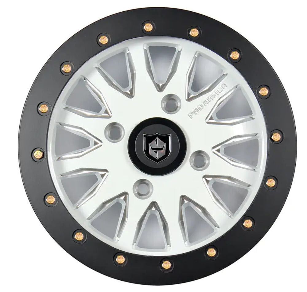 Photo of Pro Armor 4x137 Halo Milled Wheel - 15 x 7 by Pro Armor - Premium Wheels for UTVs / Side by Sides