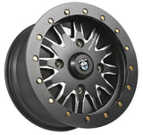 Pro Armor 4x137 Halo Milled Wheel - 15 x 7