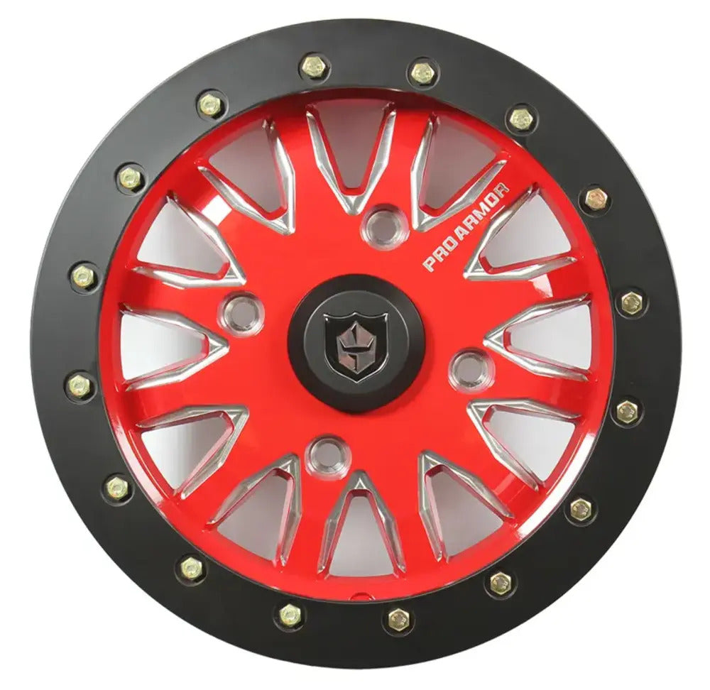 Photo of Pro Armor 4x156 Halo Milled Wheel - 15 x 7 by Pro Armor - Premium Wheels for UTVs / Side by Sides