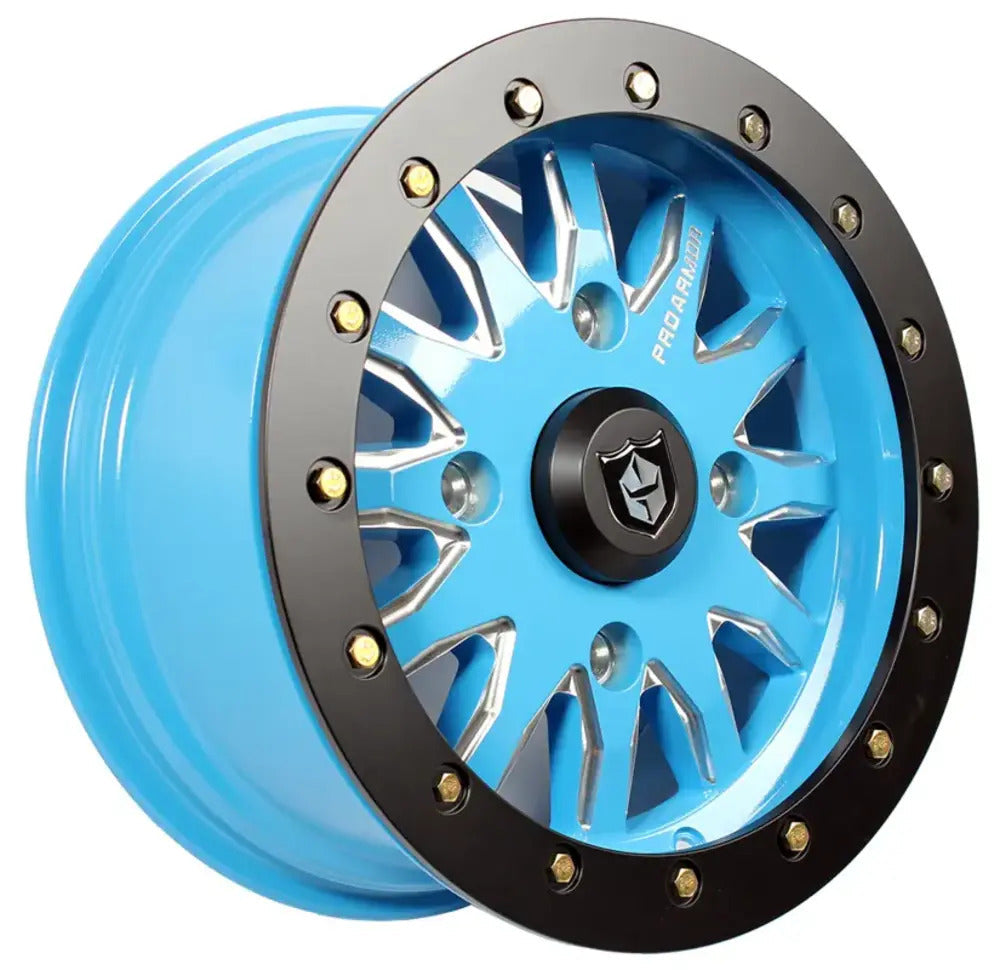 Photo of Pro Armor 4x156 Halo Milled Wheel - 15 x 7 by Pro Armor - Premium Wheels for UTVs / Side by Sides