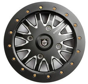 Pro Armor 4x156 Halo Milled Wheel - 15 x 7