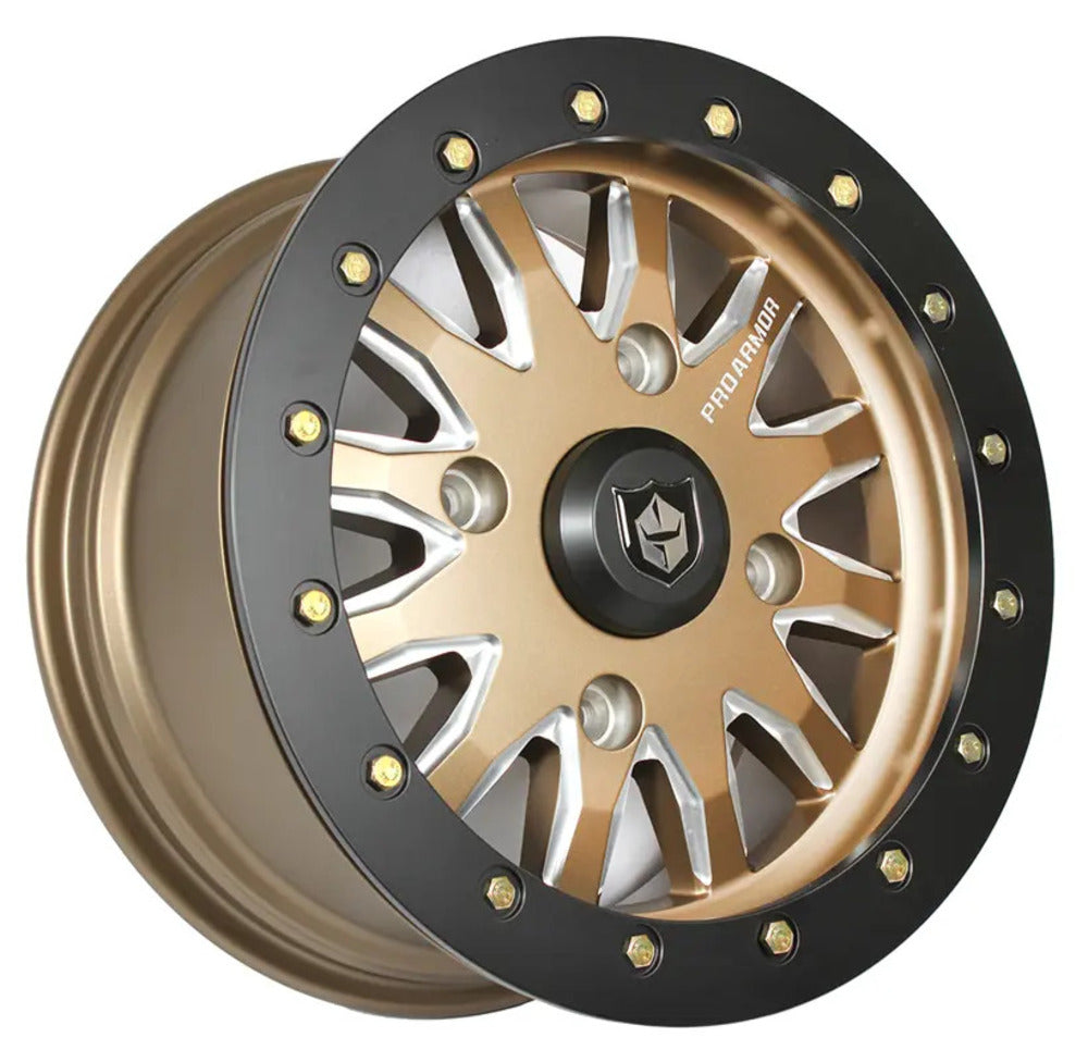 Photo of Pro Armor 4x156 Halo Milled Wheel - 15 x 7 by Pro Armor - Premium Wheels for UTVs / Side by Sides