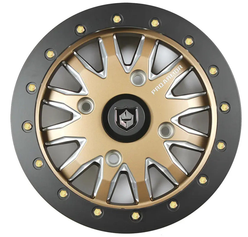 Photo of Pro Armor 4x156 Halo Milled Wheel - 15 x 7 by Pro Armor - Premium Wheels for UTVs / Side by Sides
