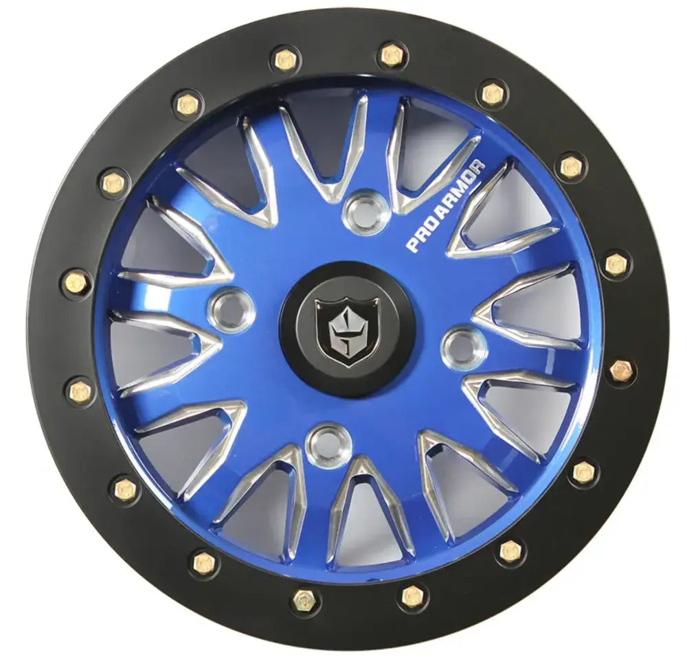 Pro Armor 4x156 Halo Milled Wheel - 15 x 7