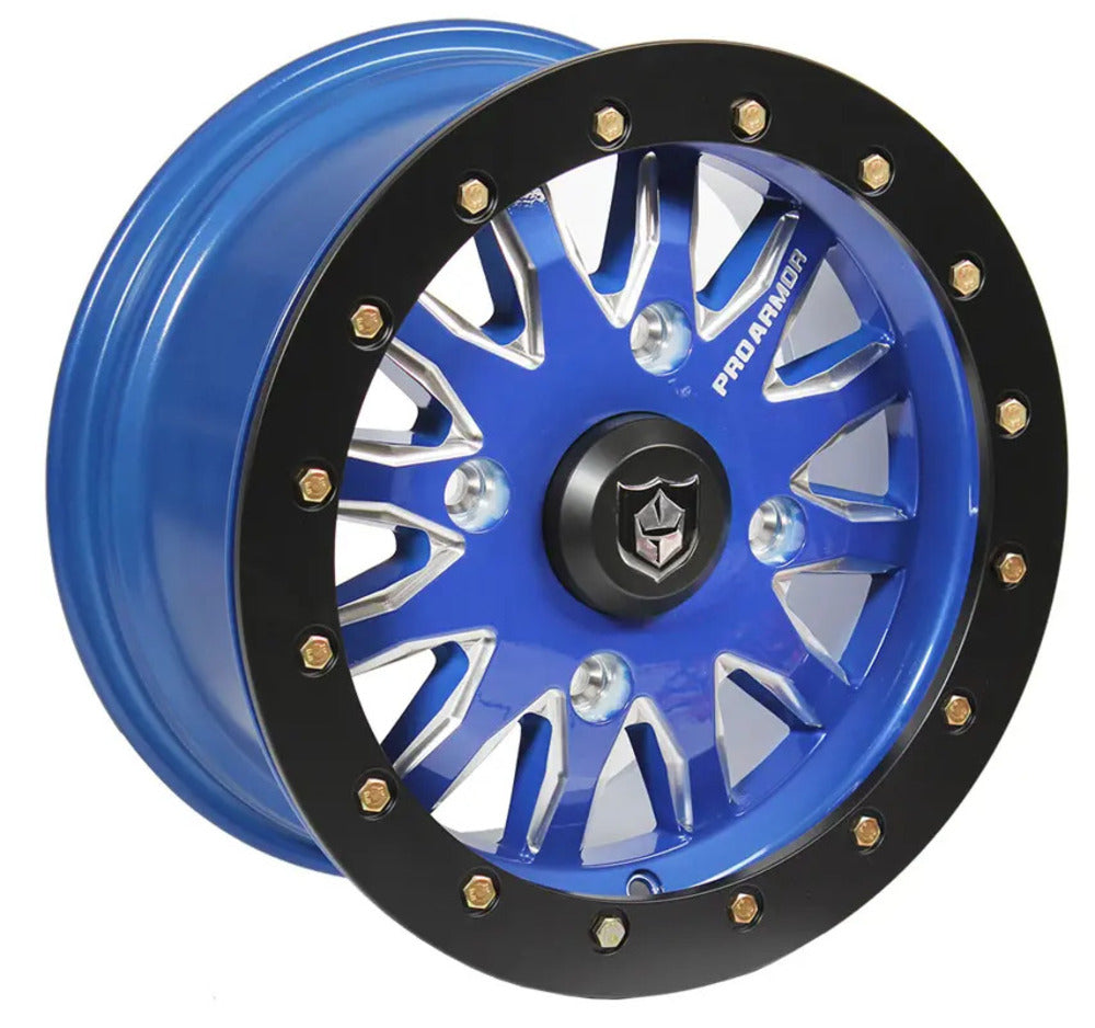 Pro Armor 4x156 Halo Milled Wheel - 15 x 7