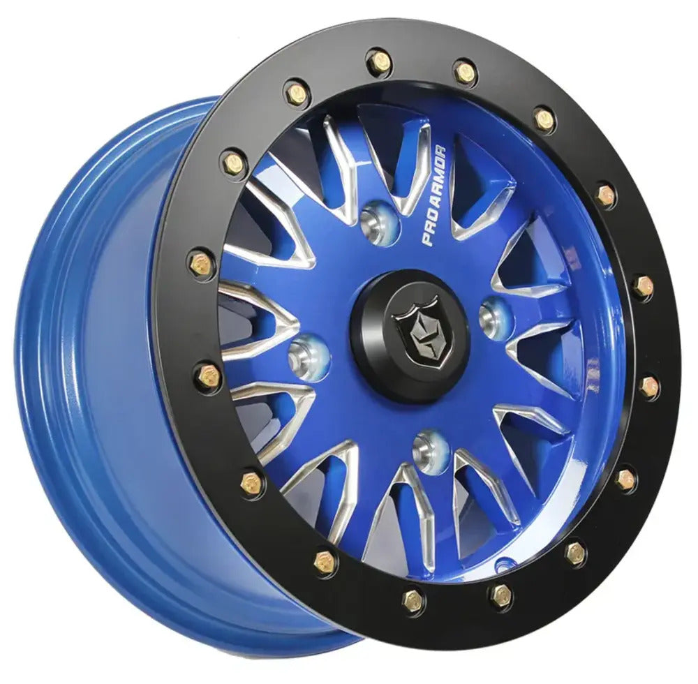 Pro Armor 4x156 Halo Milled Wheel - 15 x 7