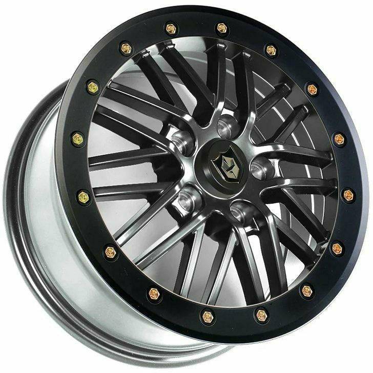 Photo of Rath Beadlock Wheel (Titanium/Black) by Pro Armor - Premium Wheels for UTVs / Side by Sides