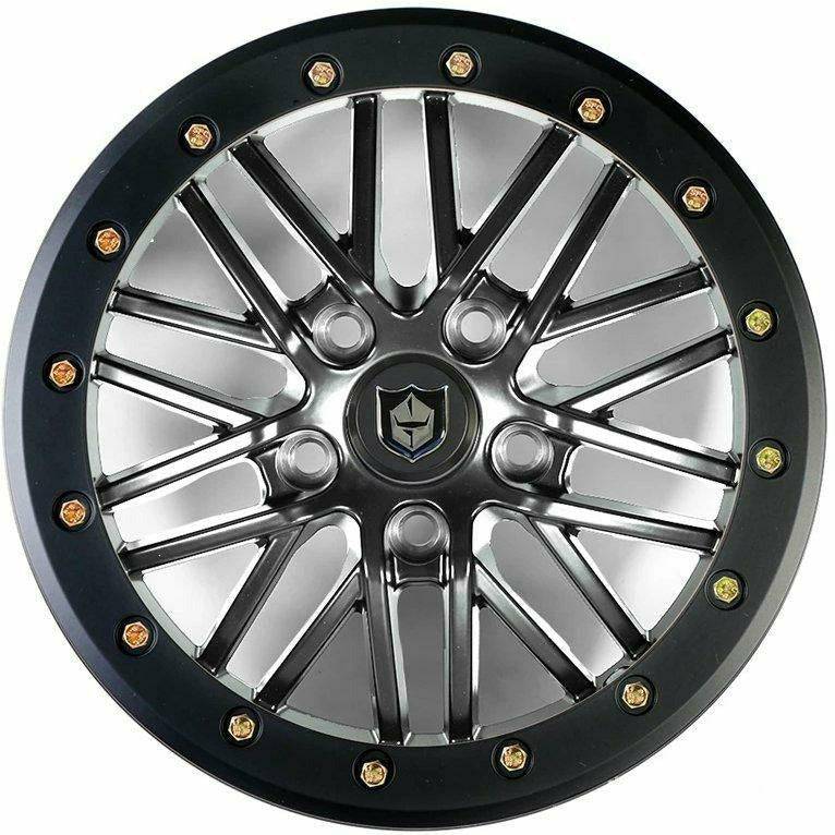 Photo of Rath Beadlock Wheel (Titanium/Black) by Pro Armor - Premium Wheels for UTVs / Side by Sides