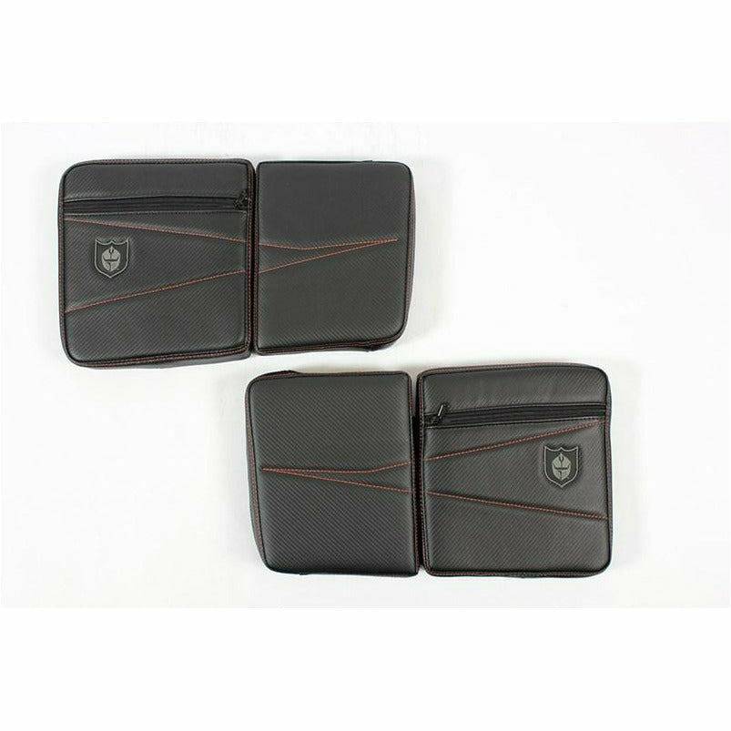Photo of Polaris RZR Stock Rear Door Bags with Knee Pads by Pro Armor - Premium Door Bags & Door Accessories for UTVs / Side by Sides