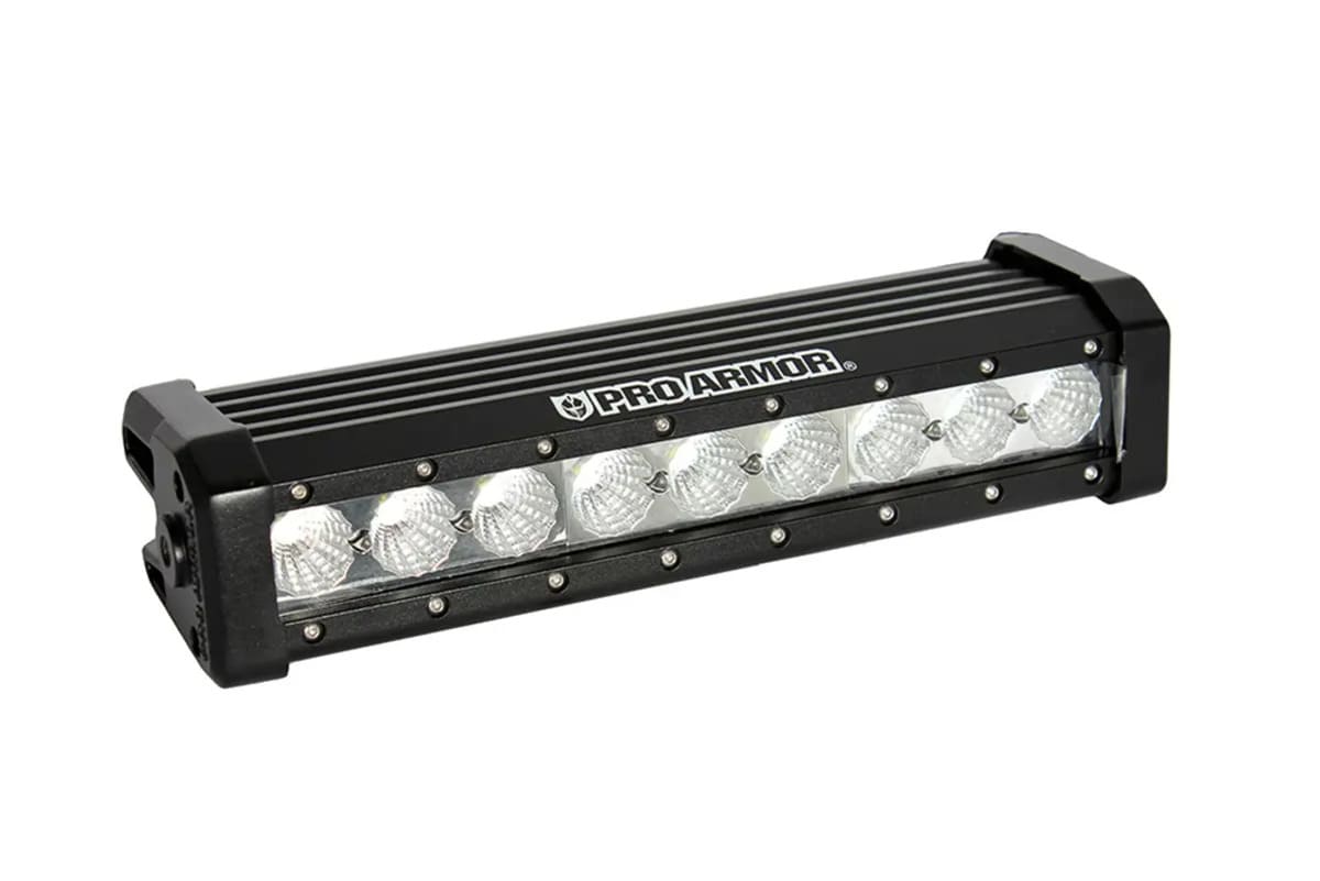 Photo of Pro Armor Single Row 11" Flood LED Light Bar by Pro Armor - Premium Light Bars for UTVs / Side by Sides