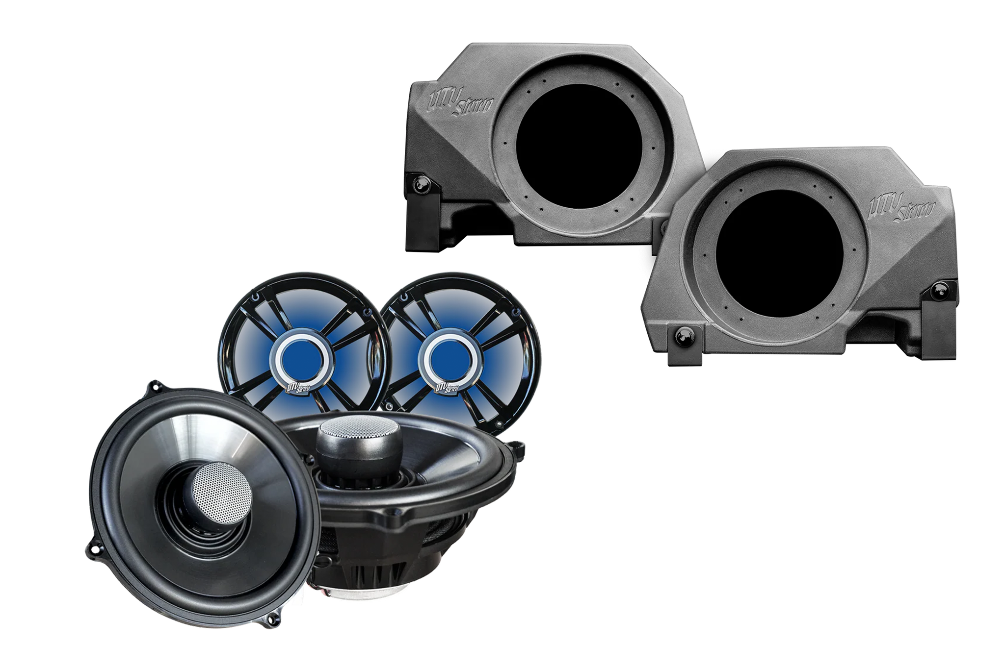 Photo of Pro Series 6.5" Speakers (Pair) | UTVS-P654 by UTV Stereo - Premium Low-Profile Speakers for UTVs / Side by Sides