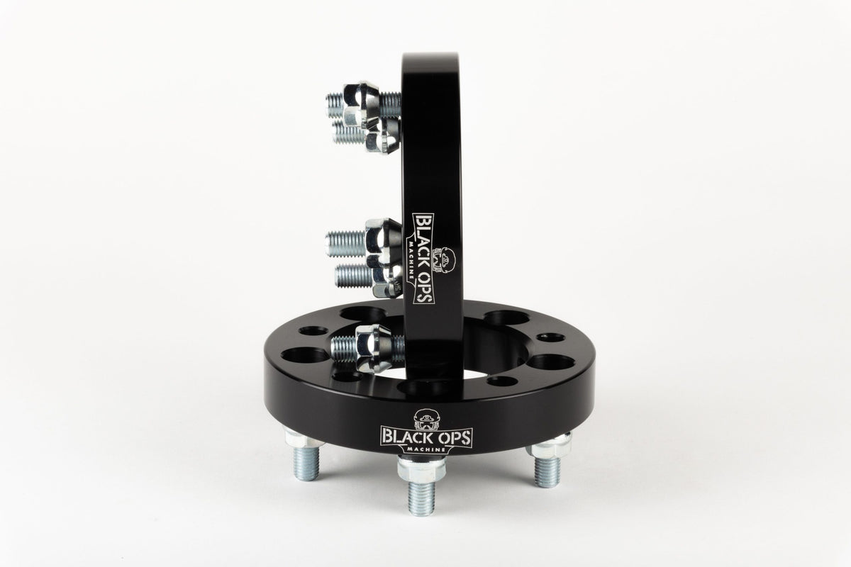 Polaris Pro R / Turbo R 1.0" Wheel Spacers - 6061-T6 Aluminum, 5x114.3, M12x1.5 (Sold in Pairs)