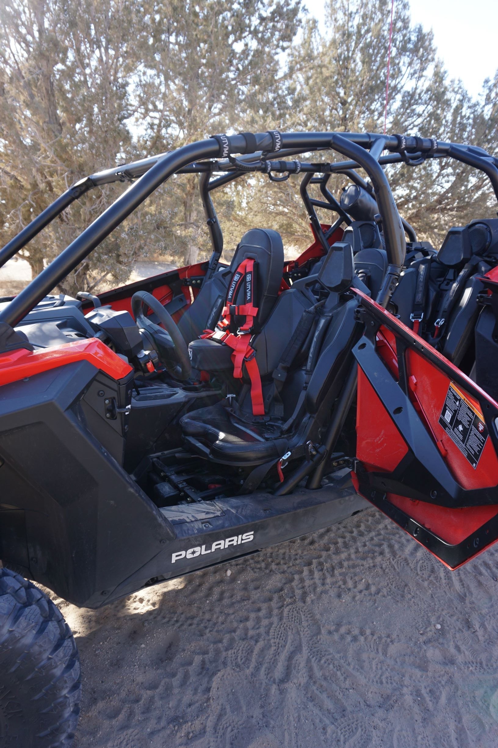 Photo of RZR 4 PRO S Front Bump Seat (2025+) by UTV Mountain Accessories - Premium Bump Seats for UTVs / Side by Sides