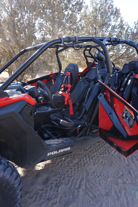 Photo of RZR 4 PRO S Front Bump Seat (2025+) by UTV Mountain Accessories - Premium Bump Seats for UTVs / Side by Sides