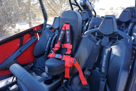 Photo of RZR 4 Turbo R Front Bump Seat (2020-2025) by UTVMA - Premium Bump Seat for UTVs / Side by Sides