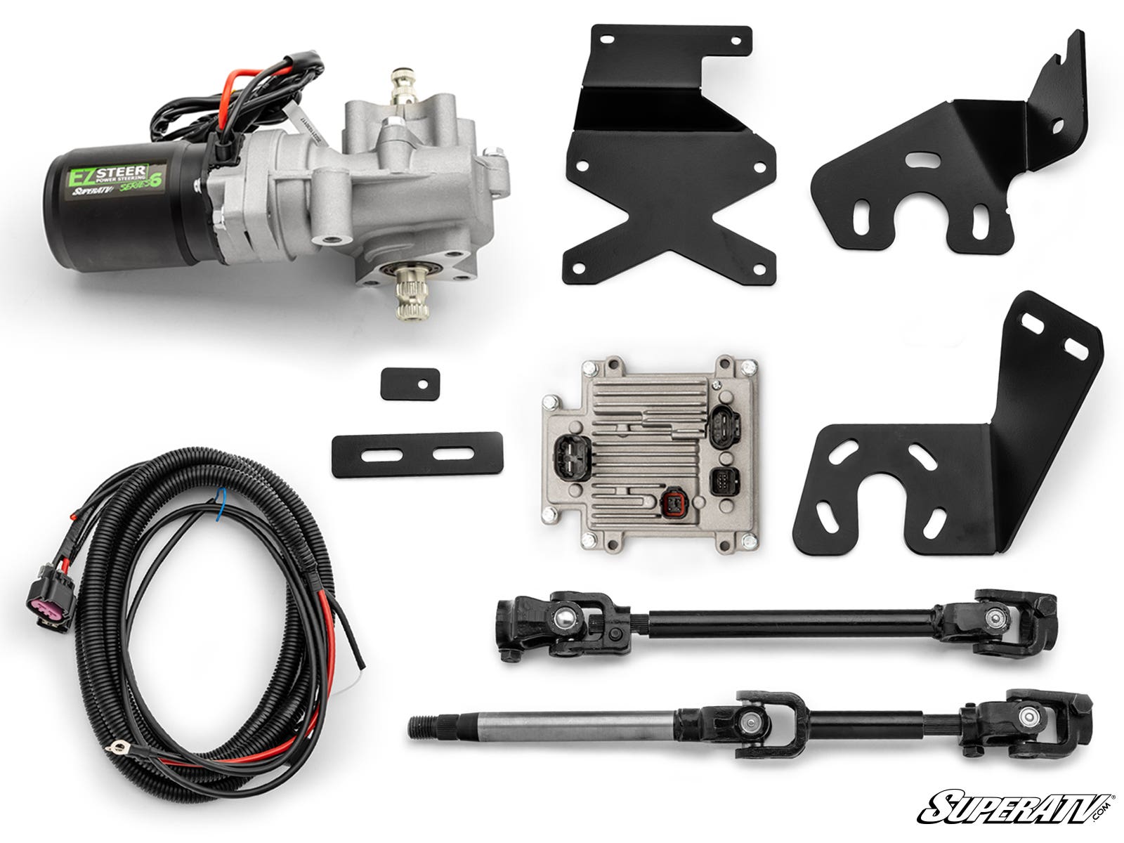 Photo of SuperATV Polaris Ranger XP Kinetic EZ-Steer Series 6 Power Steering Kit by SuperATV - Premium for UTVs / Side by Sides