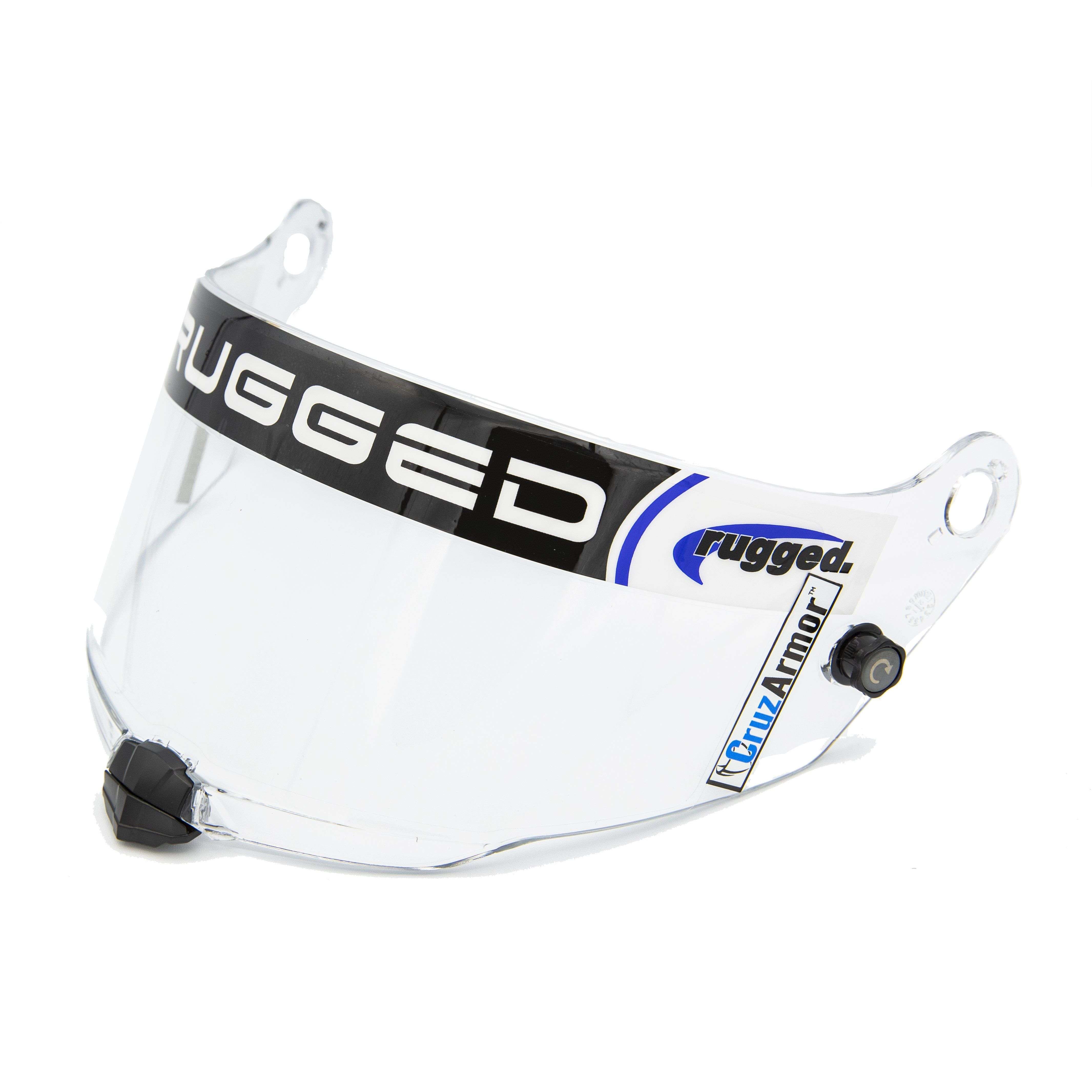 Photo of CruzArmor Pyrotect Clear Helmet Shield for SA2020 Helmets by Rugged Radios - Premium for UTVs / Side by Sides