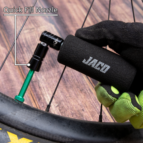 Photo of Lightning™ CO2 Inflator for Bike Tires (Presta + Schrader) (CO2 Cartridge Not Included) by JACO - Premium CO2 Inflator for UTVs / Side by Sides