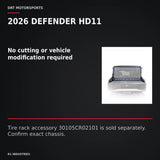 DRT Can-Am Defender HD11 Bolt-On Chase Rack (2026) — 2026 DEFENDER HD11. No cutting or vehicle modification required