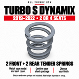 Polaris RZR Turbo S Dynamix Tender Spring Kit — fitment and product selection details