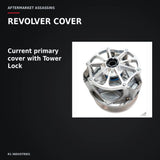 Aftermarket Assassins RZR Turbo / Turbo S Stage 4 Clutch Kit — REVOLVER COVER. Current primary cover with Tower Lock