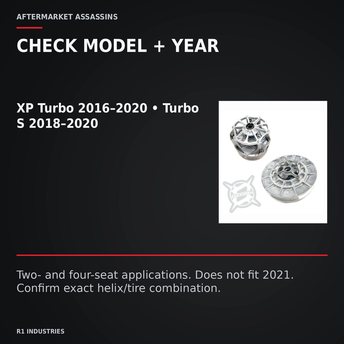 Aftermarket Assassins RZR Turbo / Turbo S Stage 4 Clutch Kit — CHECK MODEL + YEAR. XP Turbo 2016–2020 • Turbo S 2018–2020
