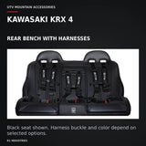 UTVMA Kawasaki KRX 4 Rear Bench Seat with Harnesses (2023+) — KAWASAKI KRX 4. REAR BENCH WITH HARNESSES