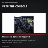 UTVMA Maverick Sport MAX Front Bench with Harnesses (2019+) — KEEP THE CONSOLE. No console-delete kit required