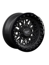 15″ Billet Aluminum Beadlock Wheel for Can-Am Maverick R (Packard Impact Midnight) — manufacturer product photo